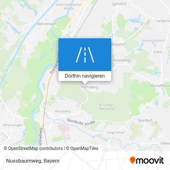 Nussbaumweg Karte