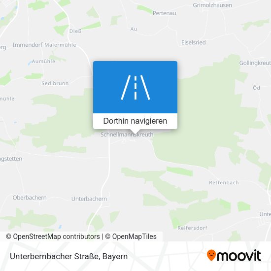 Unterbernbacher Straße Karte