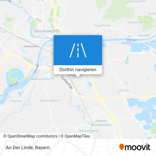 An Der Linde Karte