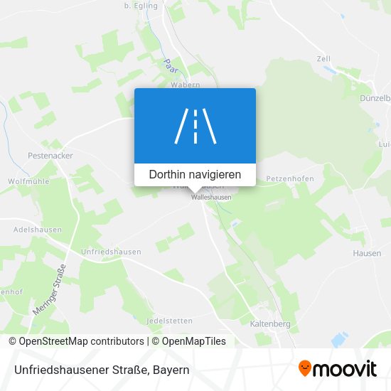 Unfriedshausener Straße Karte