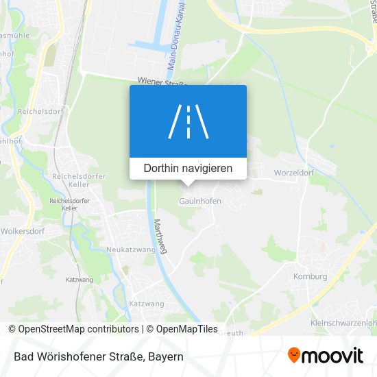 Bad Wörishofener Straße Karte