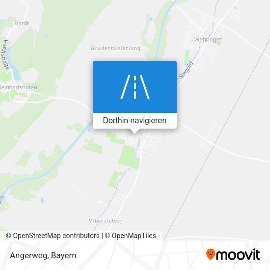 Angerweg Karte