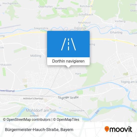 Bürgermeister-Hauch-Straße Karte