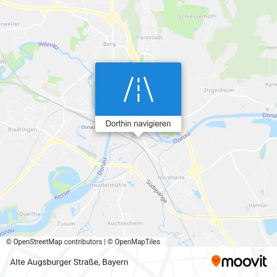 Alte Augsburger Straße Karte