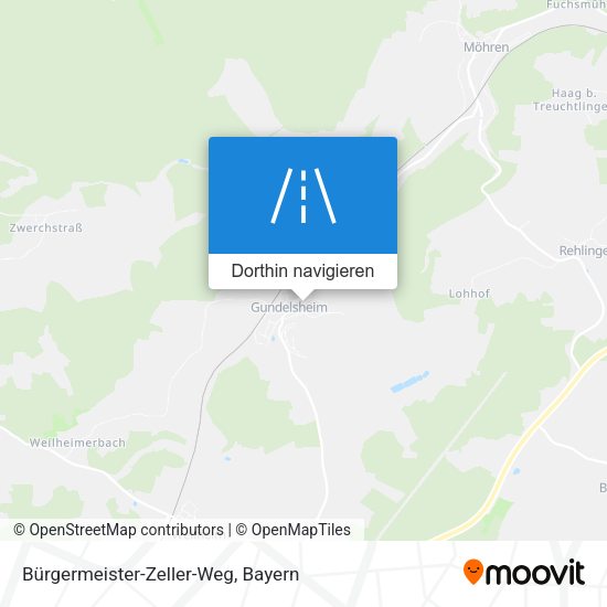 Bürgermeister-Zeller-Weg Karte