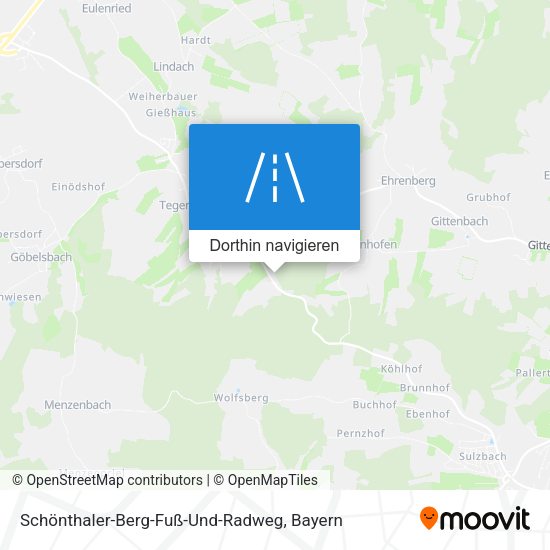 Schönthaler-Berg-Fuß-Und-Radweg Karte