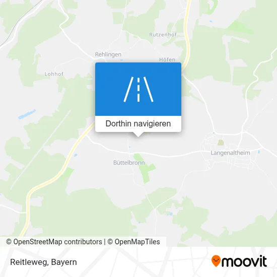 Reitleweg Karte