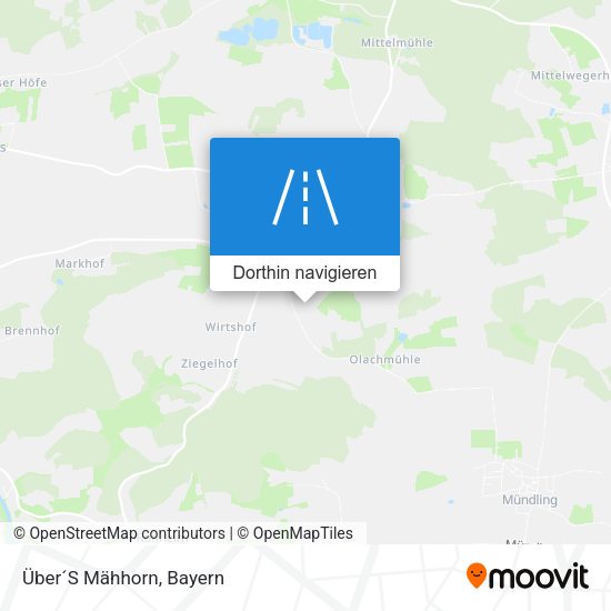 Über´S Mähhorn Karte