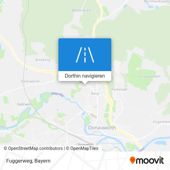 Fuggerweg Karte