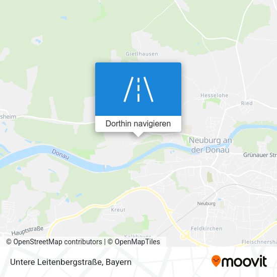 Untere Leitenbergstraße Karte