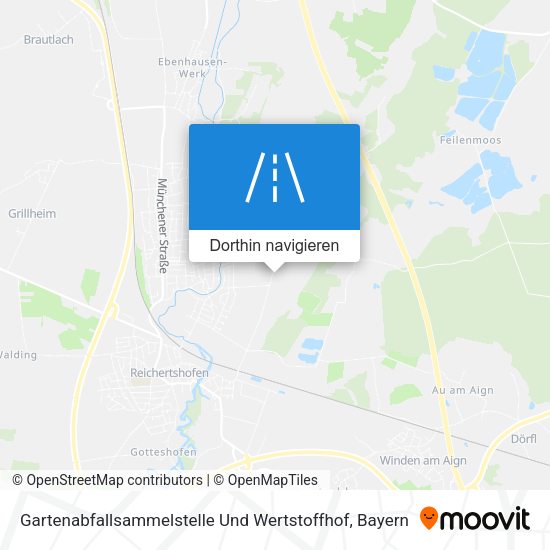 Gartenabfallsammelstelle Und Wertstoffhof Karte