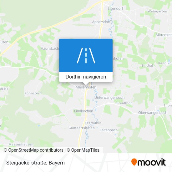 Steigäckerstraße Karte