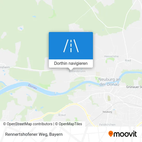 Rennertshofener Weg Karte
