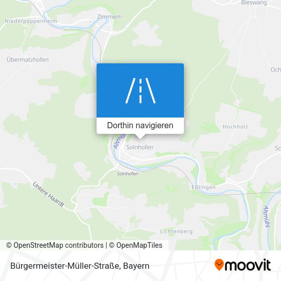 Bürgermeister-Müller-Straße Karte