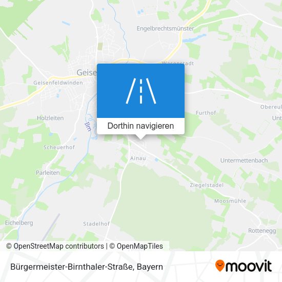 Bürgermeister-Birnthaler-Straße Karte