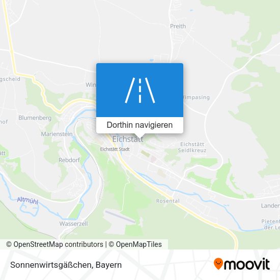 Sonnenwirtsgäßchen Karte