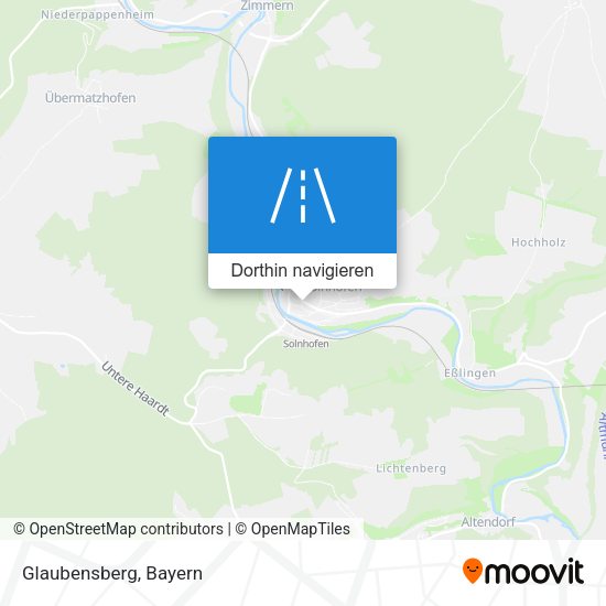 Glaubensberg Karte