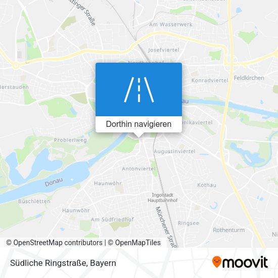 Südliche Ringstraße Karte