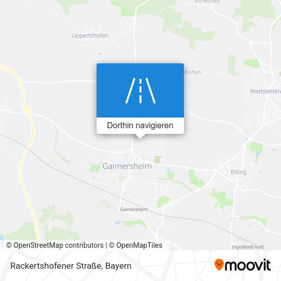 Rackertshofener Straße Karte