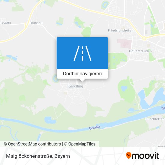 Maiglöckchenstraße Karte