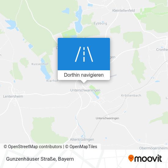 Gunzenhäuser Straße Karte