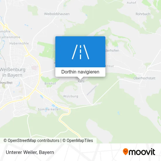 Unterer Weiler Karte