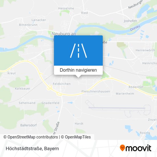 Höchstädtstraße Karte