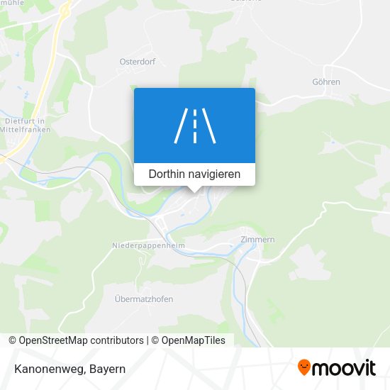 Kanonenweg Karte