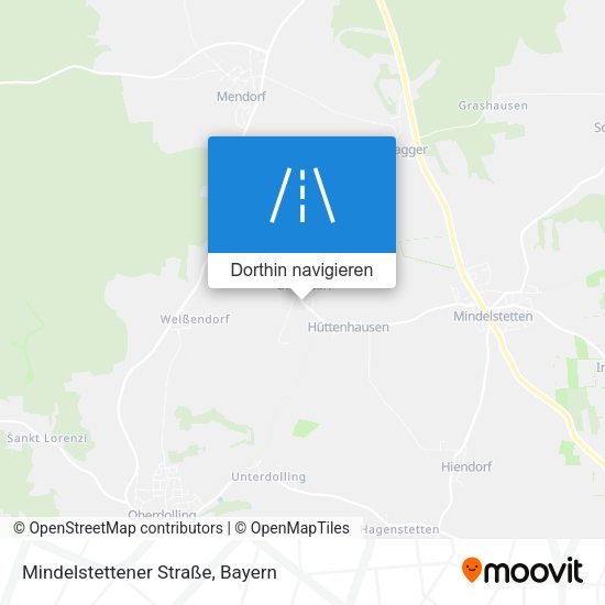 Mindelstettener Straße Karte