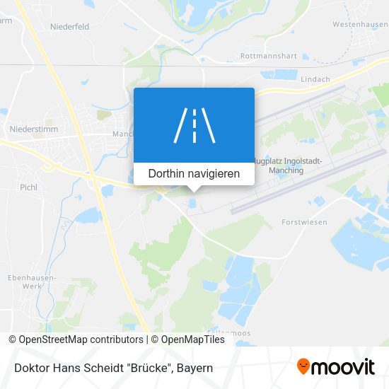 Doktor Hans Scheidt "Brücke" Karte