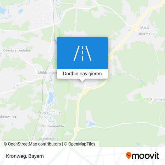 Kronweg Karte