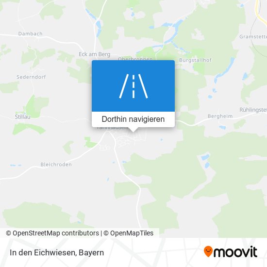 In den Eichwiesen Karte