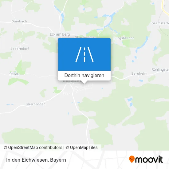 In den Eichwiesen Karte