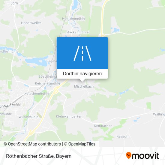 Röthenbacher Straße Karte