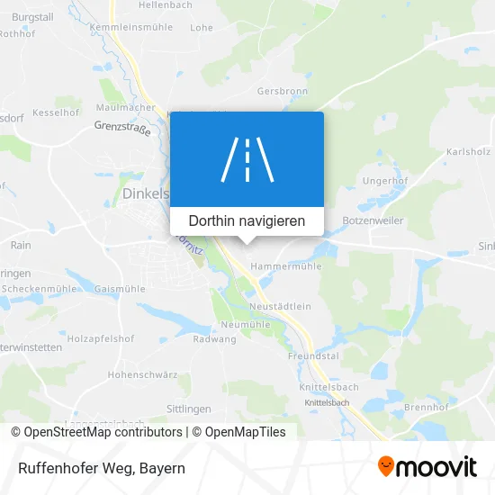 Ruffenhofer Weg Karte