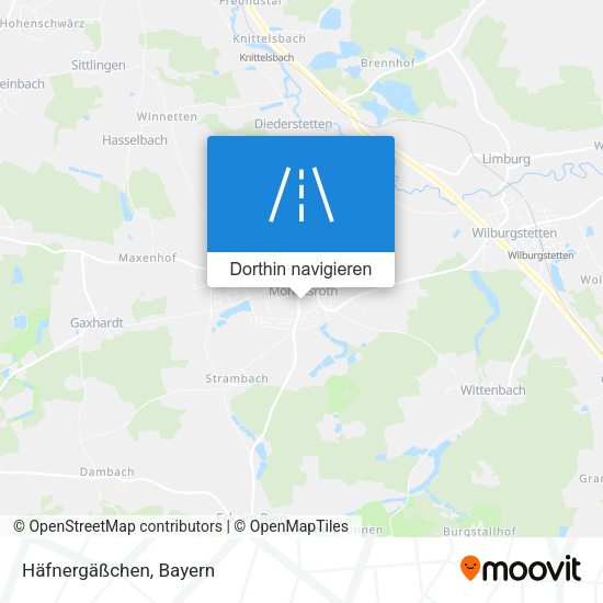 Häfnergäßchen Karte