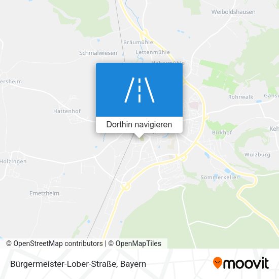 Bürgermeister-Lober-Straße Karte