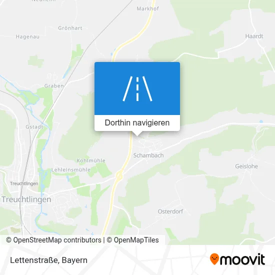 Lettenstraße Karte
