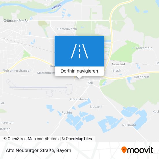 Alte Neuburger Straße Karte