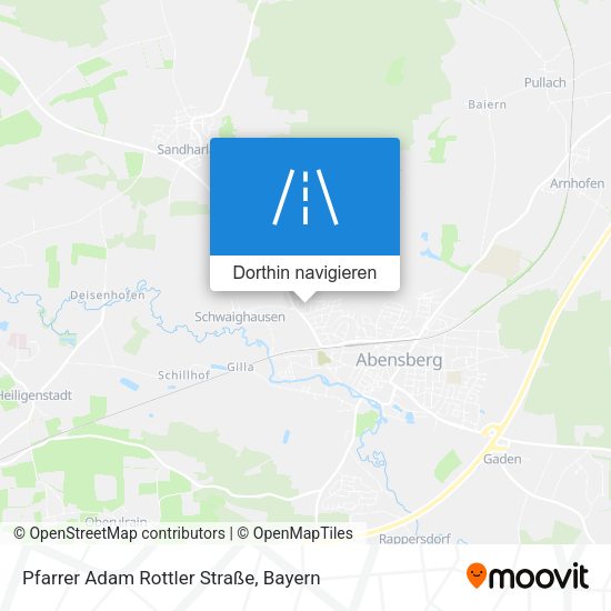 Pfarrer Adam Rottler Straße Karte