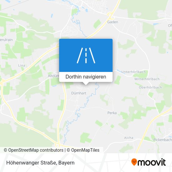 Höhenwanger Straße Karte