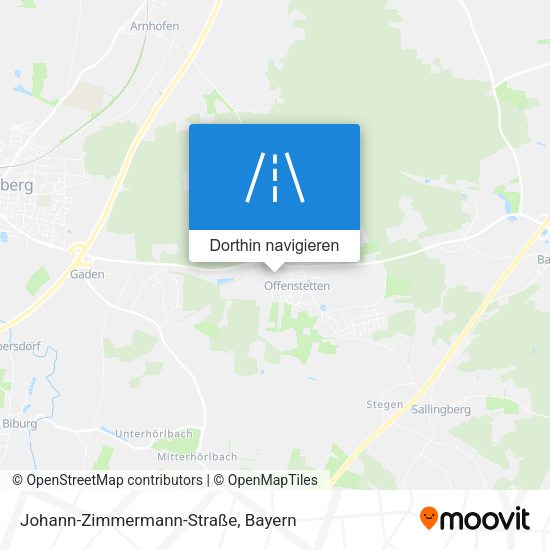 Johann-Zimmermann-Straße Karte