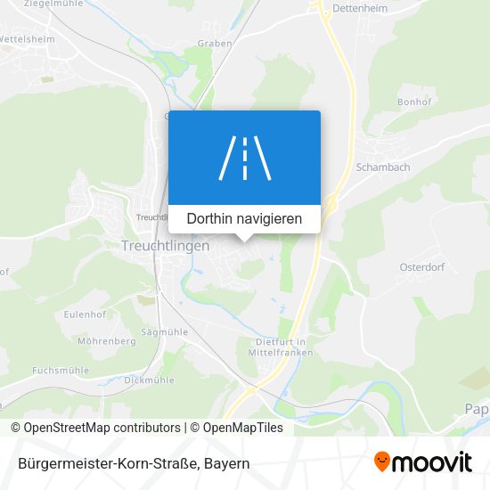 Bürgermeister-Korn-Straße Karte