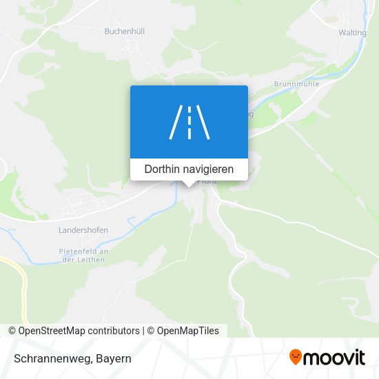 Schrannenweg Karte