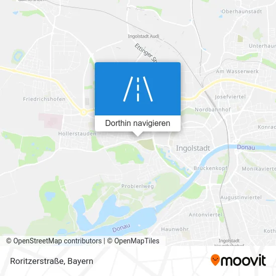 Roritzerstraße Karte