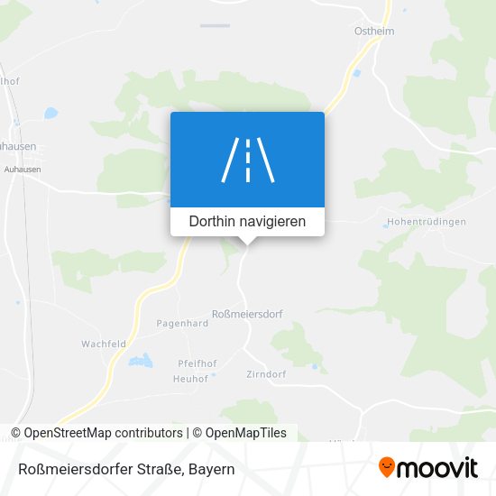 Roßmeiersdorfer Straße Karte