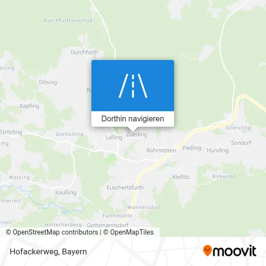 Hofackerweg Karte