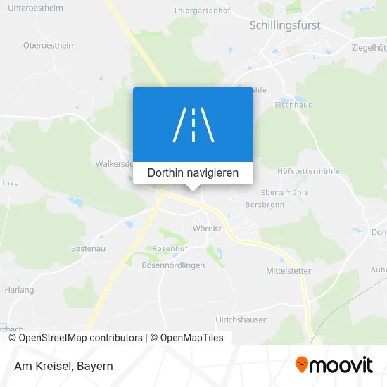 Am Kreisel Karte