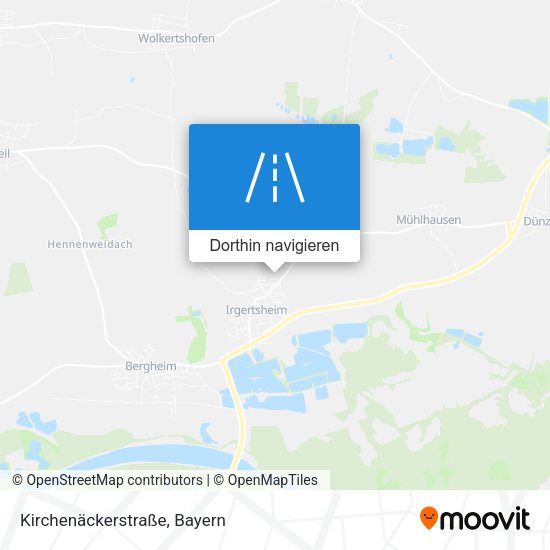 Kirchenäckerstraße Karte
