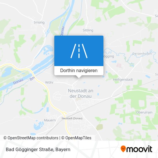 Bad Gögginger Straße Karte
